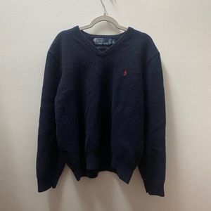 polo by ralph lauren navy blue cashmere sweater